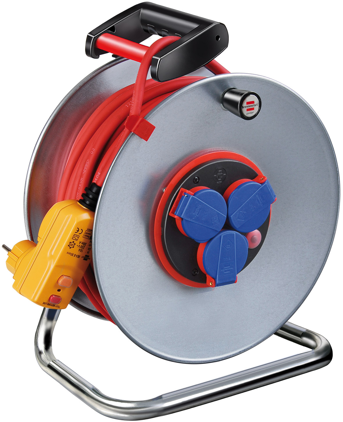 Produktbild von Kabeltrommel 50m Outdoor Brennenstuhl Garant G Garten - IP44 Mit Bremaxx Kabel Für Rasenmäher & Außenbereich Kabeltrommel 25m
